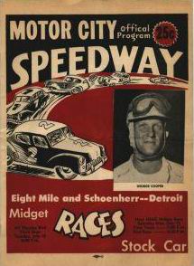 Motor City Speedway - Program From Randy (newer photo)